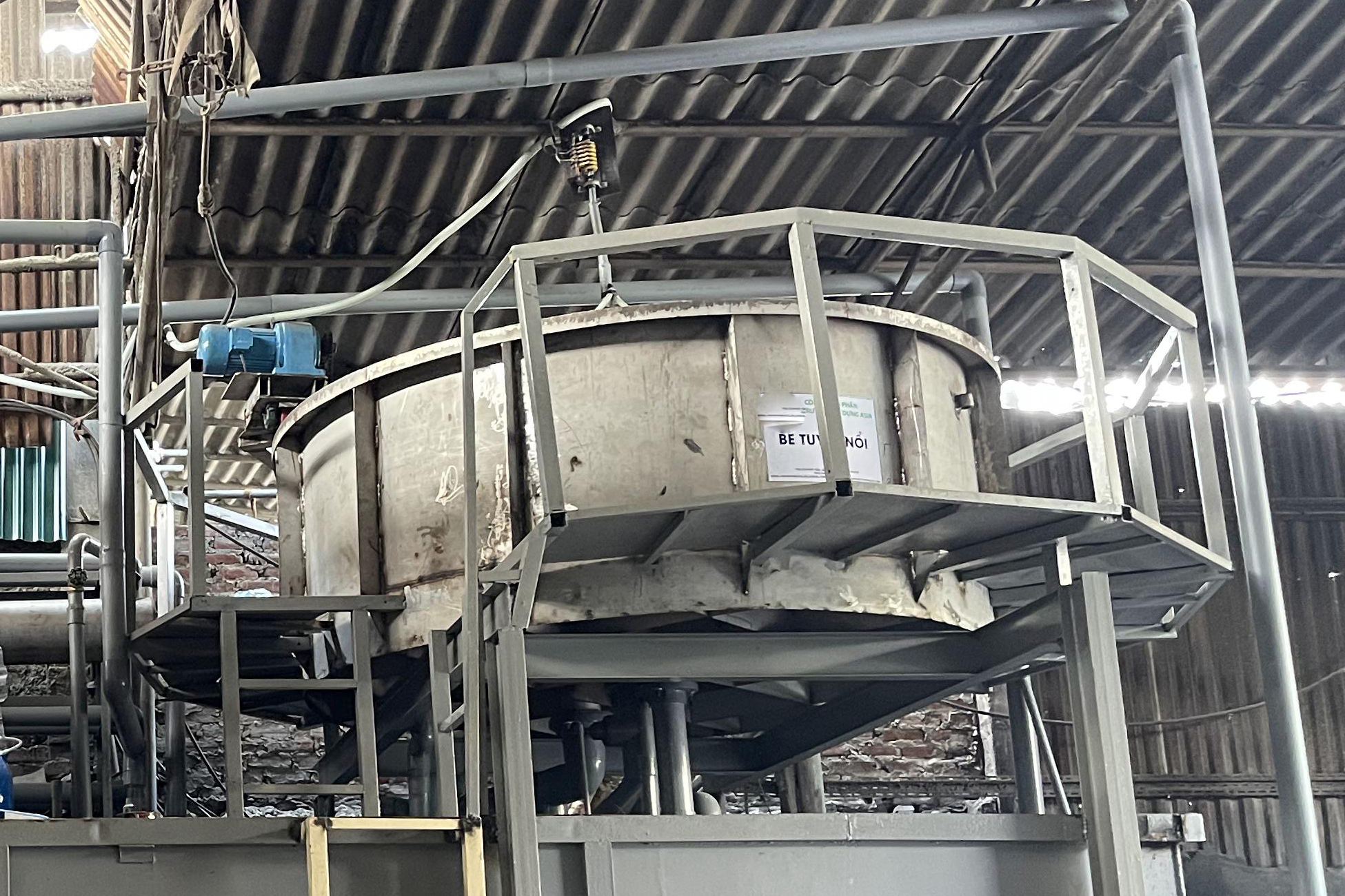 Bể tuyển nổi công suất 15m3/h